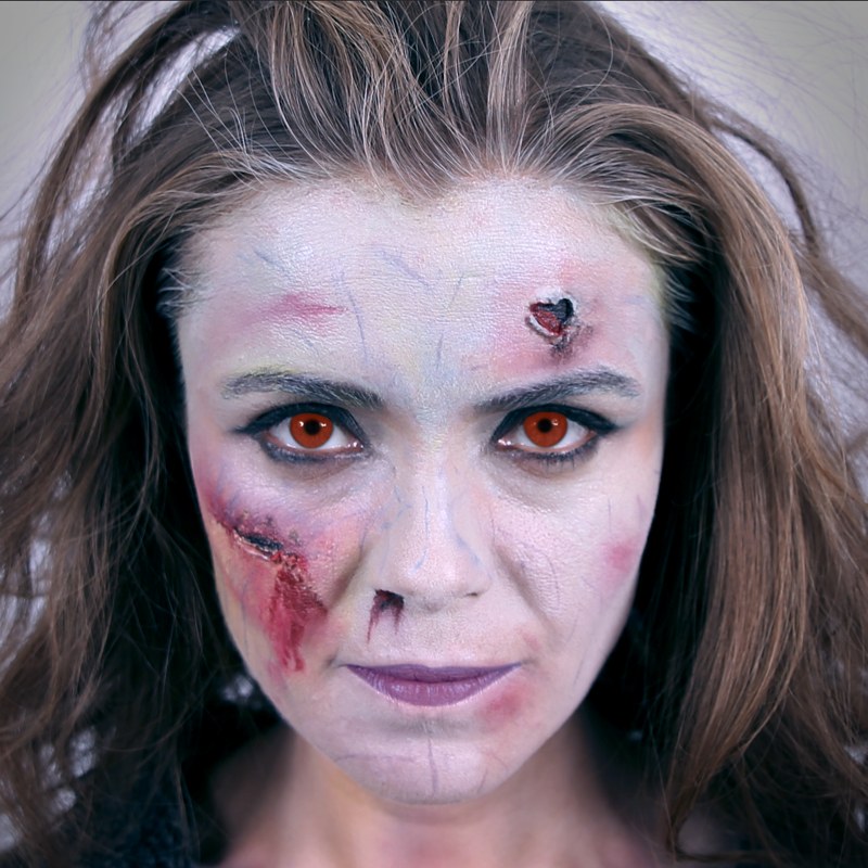 Zombie hallowee nmakeup